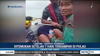 7 Hari Terdampar di Pulau Panjang Korban Selamat Tsunami Dievakuasi Tim SAR