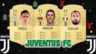 FIFA 19  JUVENTUS FC PLAYER RATINGS  FT. RONALDO DYBALA CHIELLINI... etc