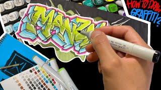 HOW TO DRAW GRAFFITI FOR BEGINNERS 2020