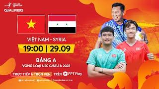 Trực tiếp U20 Việt Nam - U20 Syria  Vòng loại U20 Châu Á 2025 - AFC U20 Asian Cup 2025