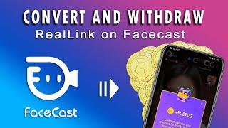 How To Withdraw RealLink Coins On BuzzCast formerly Facecast