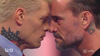 CM Punk & Cody Rhodes Intense Promo Battle – WWE Raw 12224 Full Segment
