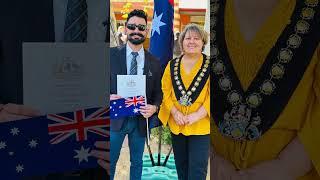 Finally got citizenship of Australia  ️Australia bethe aa mate. #sawanmehla #dollarsong