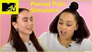 Girls Try Period Pain Simulator  Guys Try