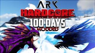 I Spent 100 Days in Modded Ark Using The Biggest Mod Possible... Heres What Happened