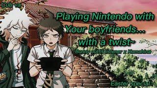 Playing Nintendo with your boyfriends.. with a twist  BUNNY OUTFIT OUTFIT LISTENER x Komahina 