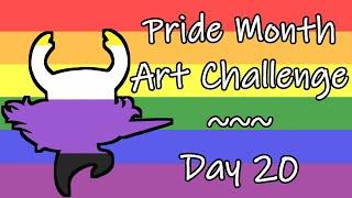 Pride Month 2021 Art Challenge  Day 20  The Knight