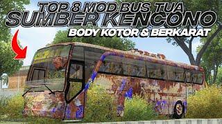 TOP 10 MOD BUS TUA SUMBER KENCONO  BODY KOTOR & BERKARAT  MOD BUSSID