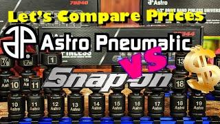 Astro Pneumatic Universal Impact Sockets VS Snap On Universal Impact Sockets Price Comparison