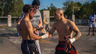 King of the Streets Rooftop Fights Orange Dwarf Apoel Hooligan VS Sercan Streetfighter