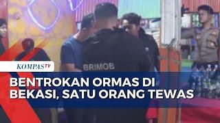 Terjadi Bentrok Ormas di Bekasi 39 Orang Ditangkap 1 Orang Tewas