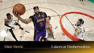 Mini-Movie Lakers take down Wolves in Minnesota