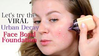 VIRAL Urban Decay Face Bond Foundation Review  Milabu