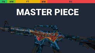 M4A1-S Master Piece - Skin Float And Wear Preview