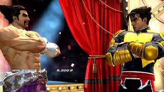 Tekken Tag Tournament 2 - Heihachi Mishima And Jin kazama Rare Win Poses CLASSIC COSTUMES