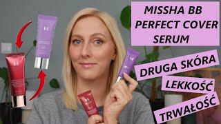 NOWOŚĆ MISSHA PERFECT COVER SERUM BB CREAM  GENIALNY DROGERYJNY KREM BB 10H TEST TRWAŁOŚCI⌚