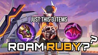 NEW SEASON 32 RUBY TANKROAM GAMEPLAY  ikanji  BEST BUILD FOR RUBY 2024  MOBILE LEGENDS