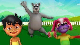 Kalu Madari Hindi Rhyme  कालू मदारी  Hindi Balgeet  Kids Channel India  Hindi Nursery Rhymes