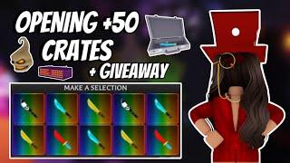 Opening +50 crates on Survive the Killer Direwick chest Halloween chest and Briefcase