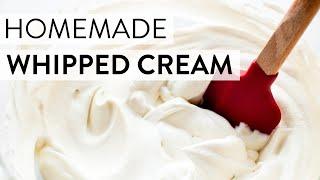 Homemade Whipped Cream  Sallys Baking Recipes