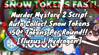 Murder Mystery 2 Script Auto Collect Snow Tokens 50+ Token In 1 Game