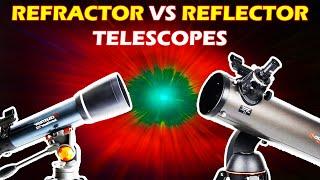 Refractor vs Reflector telescope explained for beginners