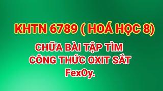 TÌM CÔNG THỨC OXIT SẮT FexOy.