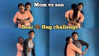 Mom VS Son Bear  Hug Challenge  Funny Challenge Video With Mom  Your Ayush  Mom Vs son