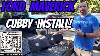 DIY Ford Maverick XL - Flexbed Bed Storage Cubby Install