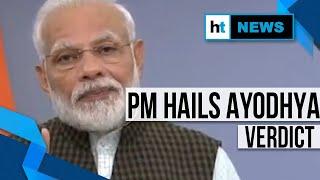 Ayodhya verdict Watch PM Modis address to nation on SC judgment