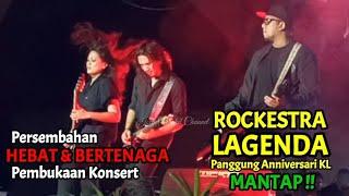 ROCKESTRA LAGENDA 2024 #01 OPENING PERFOMANCE  Tiga Anak Muda kasi PECAH PANGGUNG PADU BEB