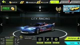 City Racing 3D - LaFerrari Fxx K maximum speed