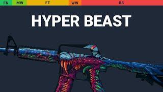 M4A1-S Hyper Beast - Skin Float And Wear Preview