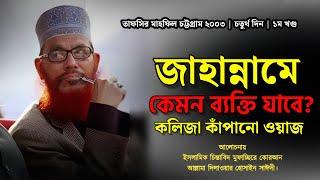 জাহান্নামে কেমন ব্যক্তি যাবে? কলিজা কাঁপানো ওয়াজ  Allama Delwar Hussain Saidi Waz