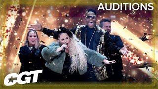GOLDEN BUZZER Audition SINGER Stacey Kay Wins Over The Crowd…And Kardinal  Canada’s Got Talent