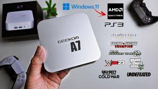 Powerful GEEKOM A7 Mini Gaming PC Review - RYZEN 9 7940HS