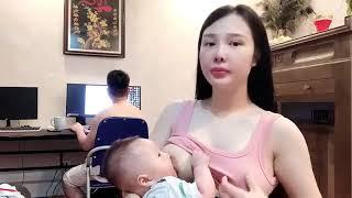 MAMAH MUDA CANTIK MENYUSUI ANAK PERTAMA ‼