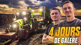 4 JOURS DE MAÏS CHEZ MARC  Lexion embourbé 