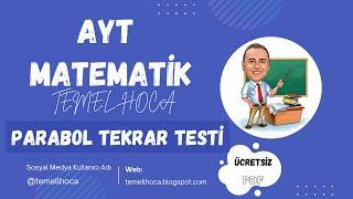 Parabol  Tekrar   #TemellHoca AYT Matematik Kampı 