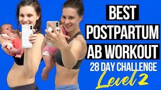 Daily Postpartum Ab Workout 28-Day Challenge LEVEL 2