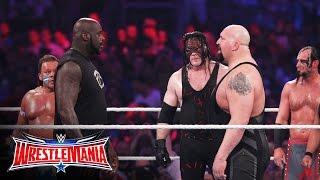 Shaquille ONeal enters the 3rd annual Andre the Giant Memorial Battle Royal WrestleMania 32