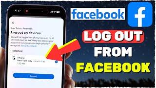 How to Logout From Facebook 2024