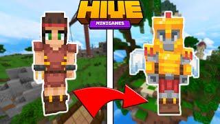 Beating EVERY Hive Minigame In a Row Minecraft Hive Bedrock