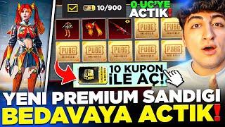 ŞAKA DEĞİL YENİ PREMİUM SANDIĞINI BEDAVA AÇTIK  0 UCYE SANDIK AÇMA   - PUBG Mobile