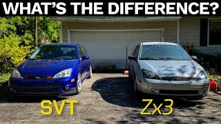 SVT vs ZX3 focus side by side comparison pt.1