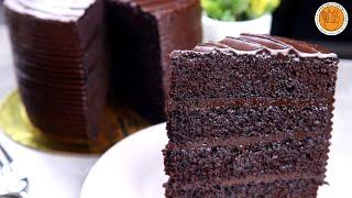 Decadent Chocolate Cake Recipe  How to Make Moist Chocolate Cake  Mortar and Pastry