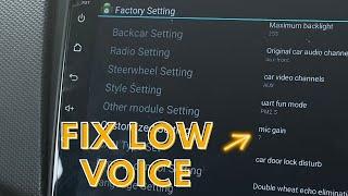 Fix Internal Mic Volume Too Low in Android Head Unit