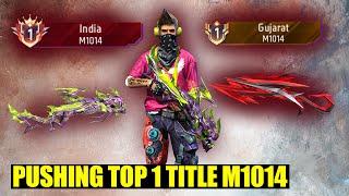 Pushing Top 1 in Shotgun M1014 Season 38  Free Fire Solo Rank Pushing with Tips and Tricks  Ep-01