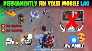 New Trick to Fix Permanent Lag In Bgmi  Reduse Lag Only 3 Min  Bgmi 100% Lag Fix Tips & Tricks