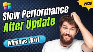 Fix Slow Performance Issue After Update On Windows 1110 2024 NEW*